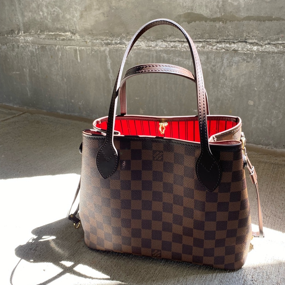 AUTHENTIC Damier Ebene Neverfull PM without pouch.